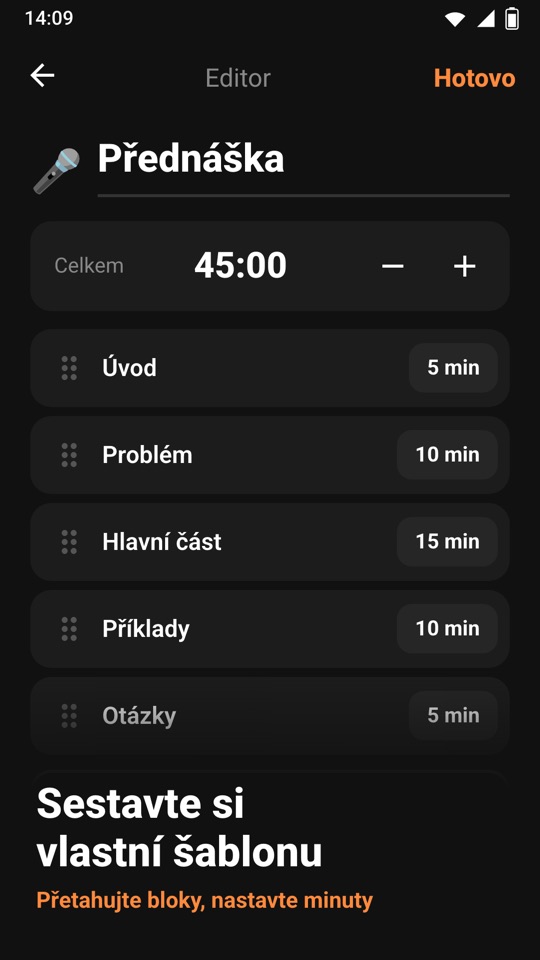 Chrono Blocks — Uvnitř aplikace 4