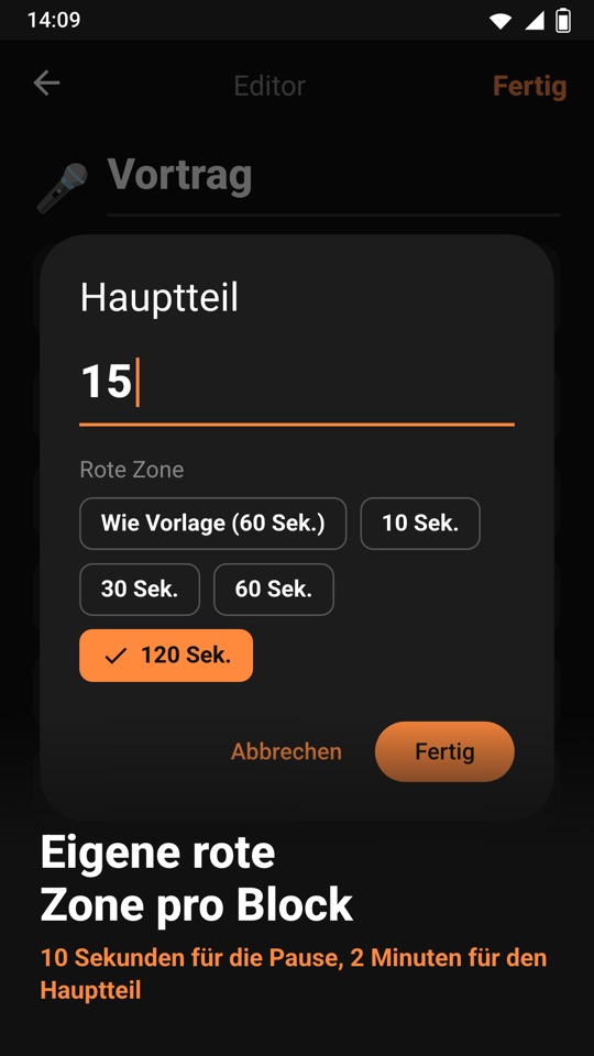 Chrono Blocks — Einblick in die App 5