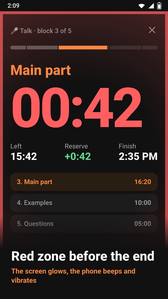 Chrono Blocks — Inside the app 3