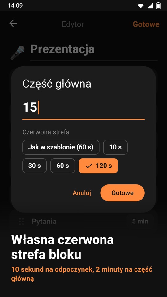 Chrono Blocks — Wnętrze aplikacji 5