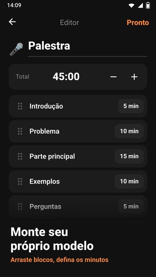 Chrono Blocks — Por dentro do app 4