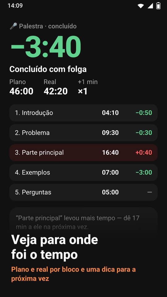 Chrono Blocks — Por dentro do app 6