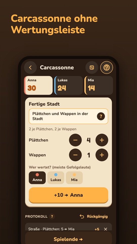 Score Night — Einblick in die App 5