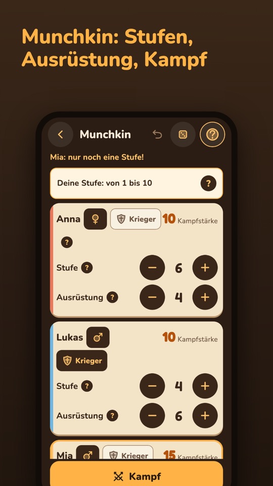 Score Night — Einblick in die App 6