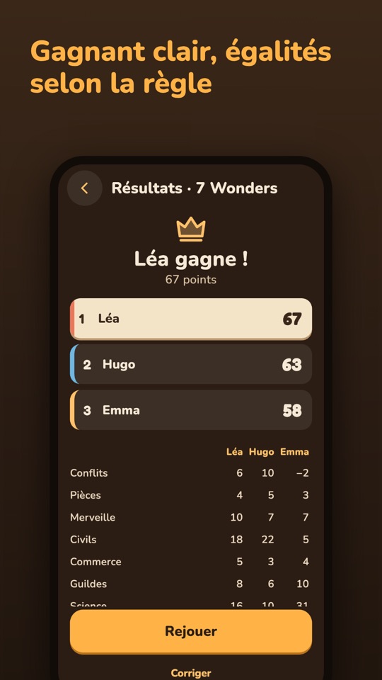 Score Night — Dans l’appli 2