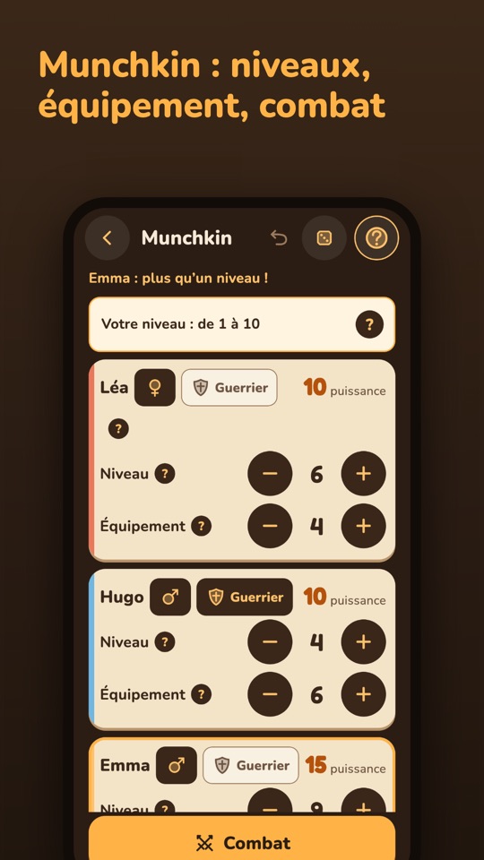 Score Night — Dans l’appli 6
