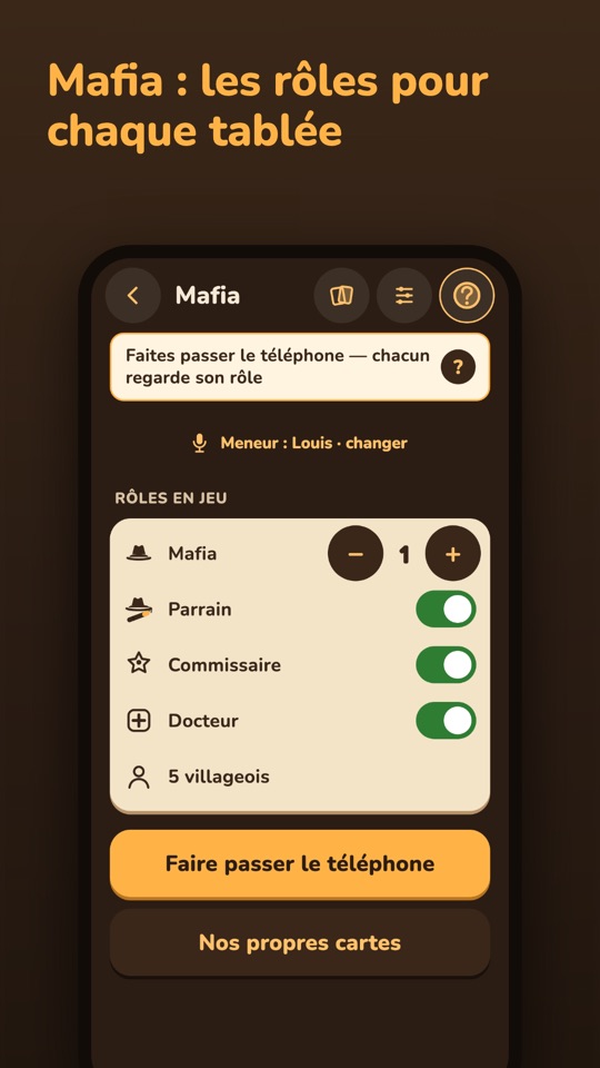 Score Night — Dans l’appli 8